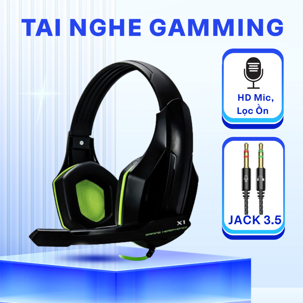 Tai nghe Gamming Kingmaster Ovann X1-S có mic - Headphone Ovann X1