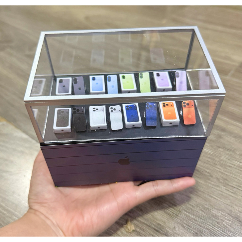 mô hình tủ trưng bày ip17