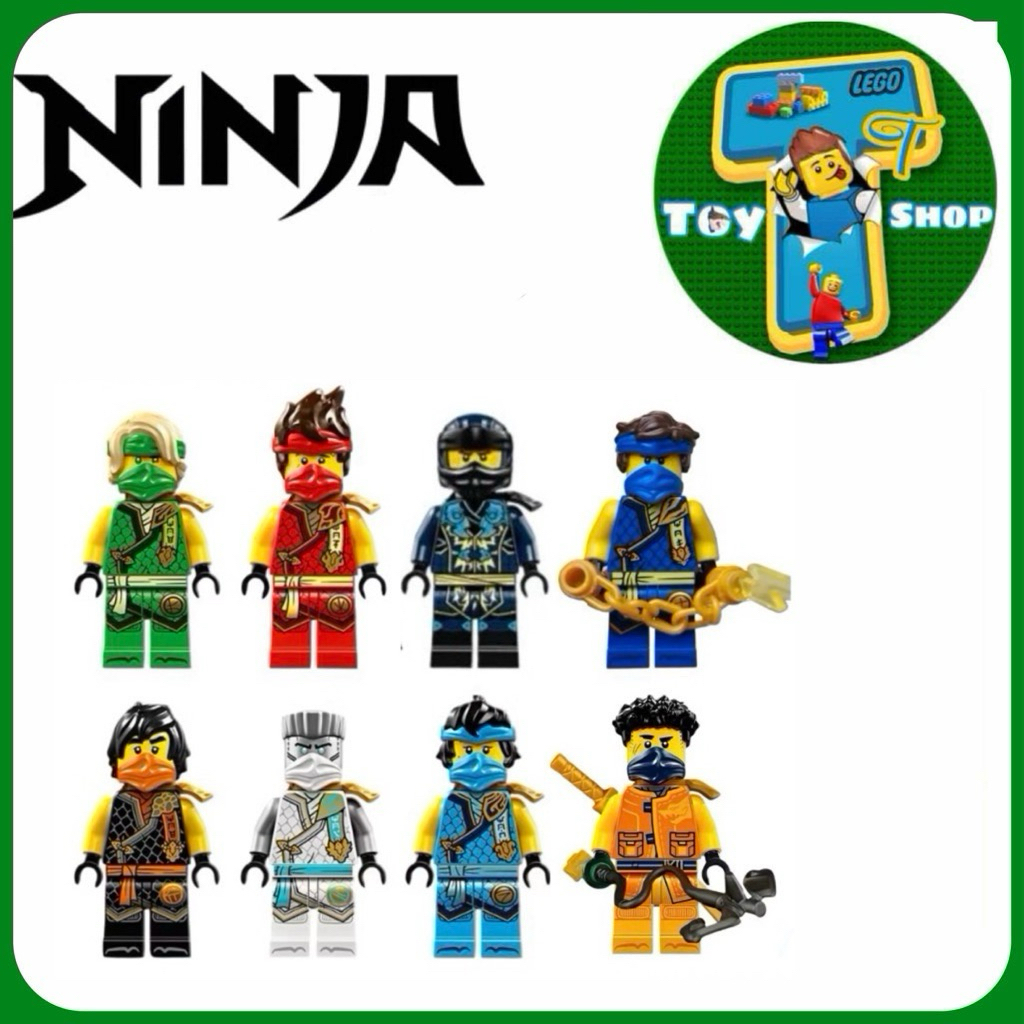 (Hoả tốc SG) Mô hình lắp ráp Minifigures Ninja Dragon Rising Tourament và Evil Jay