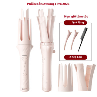 Máy uốn tóc CENBY 2 trong 1 Pro uốn tóc xoăn lơi chống bỏng cao cấp đường kính uốn 32mm - bảo hành 12 tháng