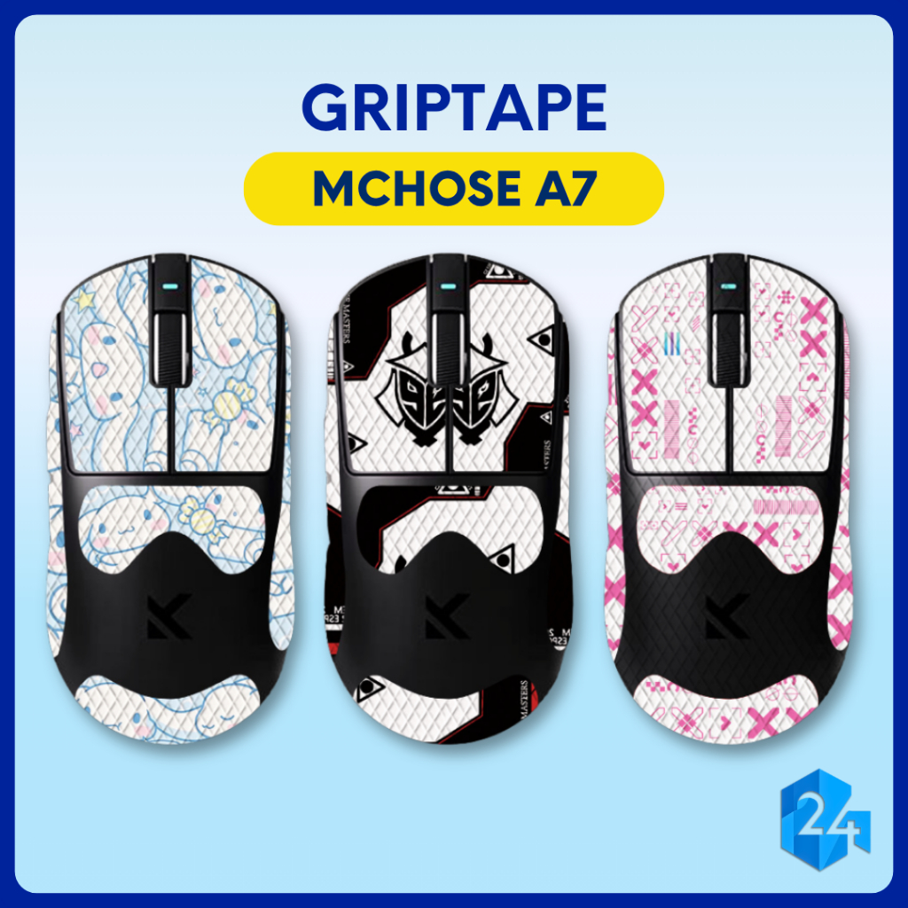Miếng Dán Grip Tape Chống Trượt Chuột MCHOSE A7 Pro | ProMax | Ultra - Griptape Mchose A7