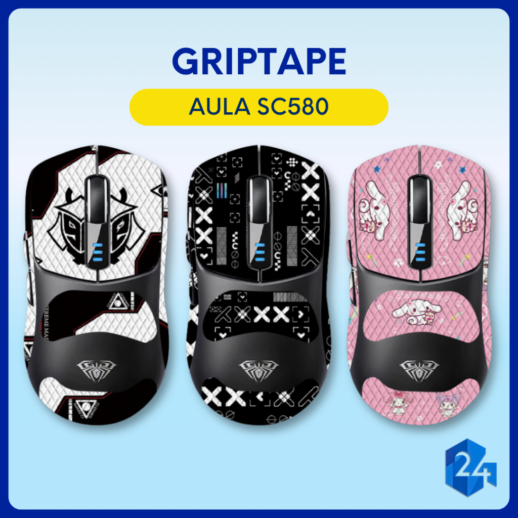 Miếng Dán Grip Tape Chống Trượt Chuột AULA SC580 - Skin Griptape AULA SC580