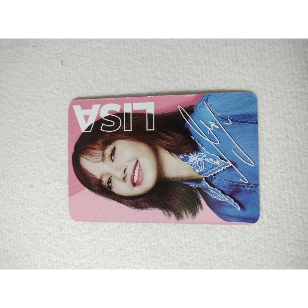 card Lisa BlackPink phiên bản Oreo x Blackpink