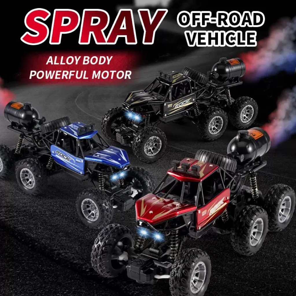 [new 2016] Oto địa hình off road điều khiển từ xa RC pin sạc cao cấp phun khói cool ngầu