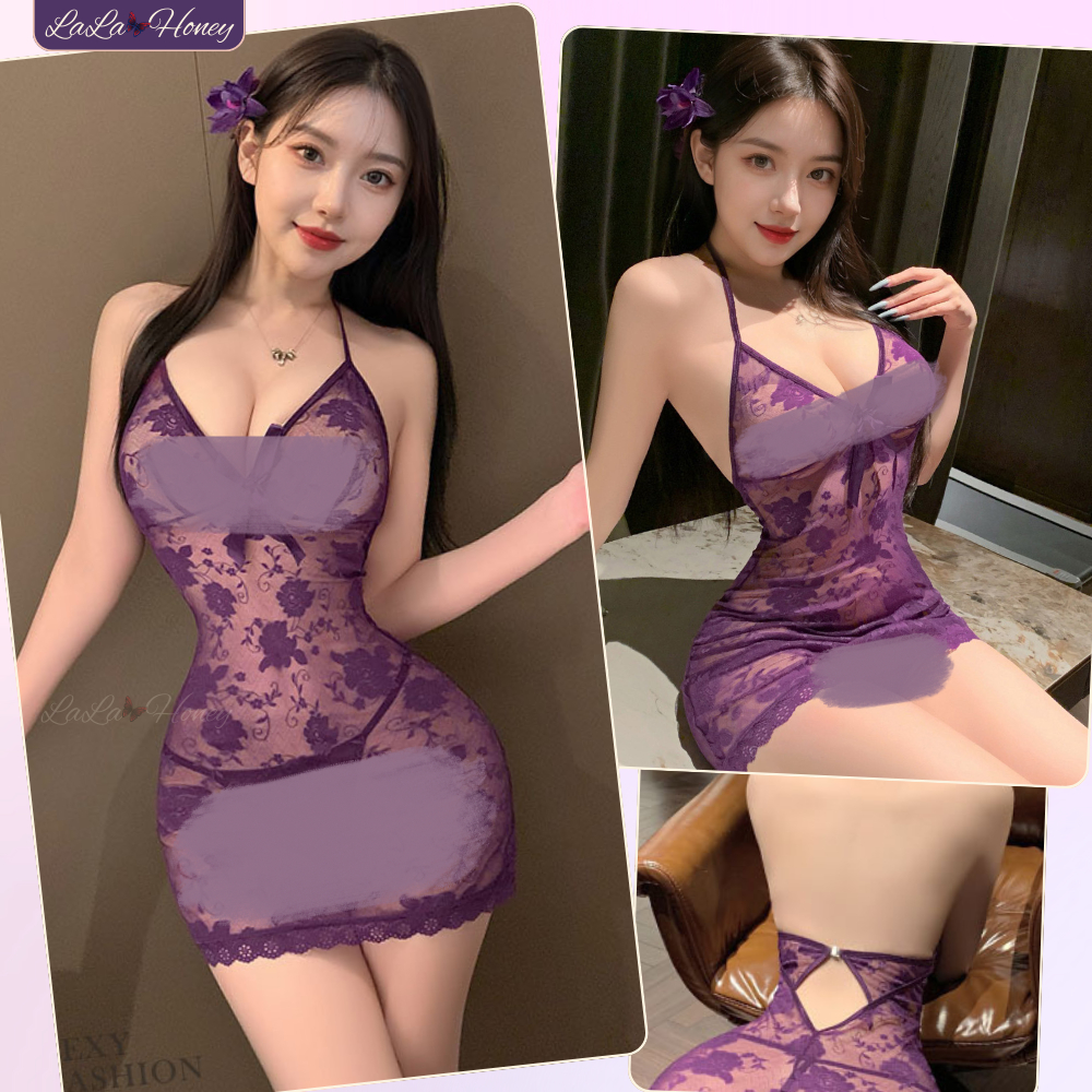 Váy Ngủ Xuyên Thấu Ren Quyến Rũ V147 - Lalahoney | BigBuy360 - bigbuy360.vn