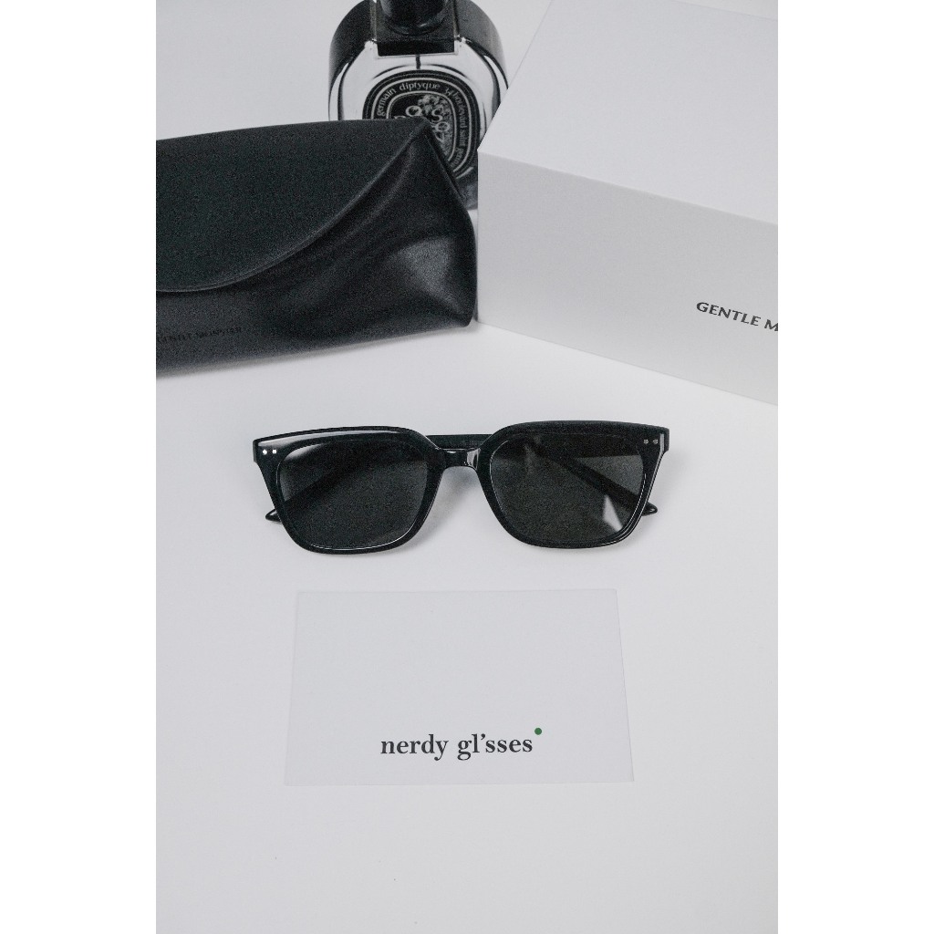 Kính mát râm NERDY BREEZEBE Bestquality nam nữ tròn đẹp thời trang Hàn Quốc, chống tia UV kèm combo 