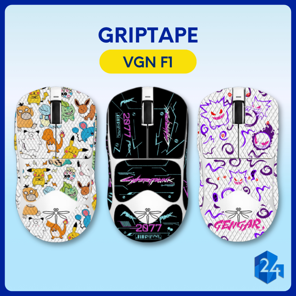 Miếng Dán Grip Tape Chống Trượt Chuột VGN Dragonfly F1 Moba Pro Max - Griptape VGN F1