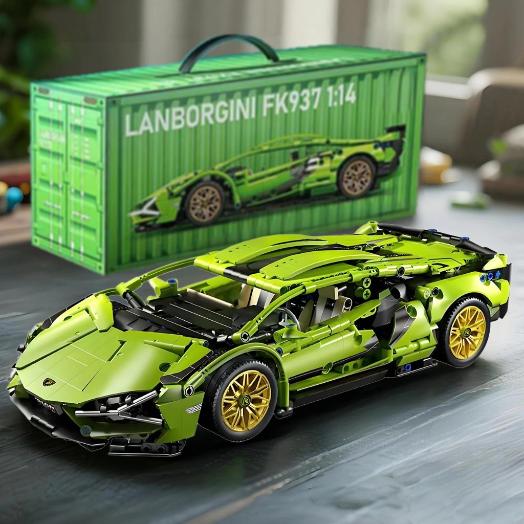 [Bản Nâng Cấp] Mô hình lắp ráp siêu xe Lambo 1280 PCS