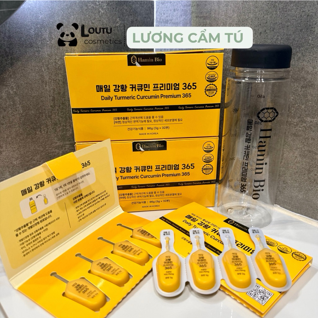 [𝐋𝐮𝐨𝐧𝐠𝐜𝐚𝐦𝐭𝐮]Tinh Nghệ HAMIN BIO Nano Curcumin 365