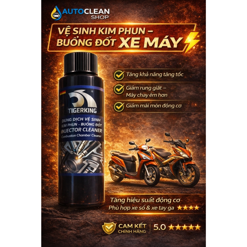 Dung dịch vệ sinh kim phun, buồng đốt - TigerKing Injector Cleaner