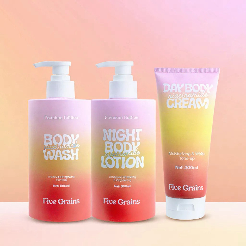 Sữa Tắm Hương Nước Hoa Body Wash Five Grains 500ml, Sữa Tắm Thơm Lâu, Dưỡng Trắng Body, Dưỡng Ẩm Toà