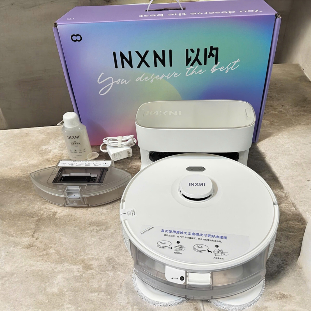 Robot Hút Bụi XIAOMI INXNI X3 – Máy Hút & Lau Nhà Tự Động 3000Pa, Điều Khiển App, Lidar LDS, Pin 320