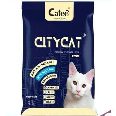 Cát vệ sinh cho mèo City Cat - 8L (4kg)