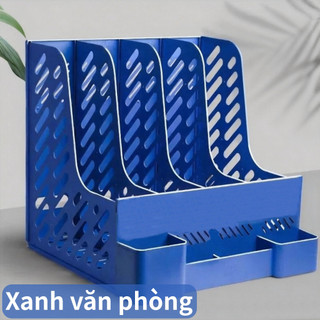 Kệ Sách Nhựa 4 Tầng MUYUAN – Thiết Kế Tối Giản, Sắp Xếp Bàn Học & Văn Phòng Ngăn Nắp