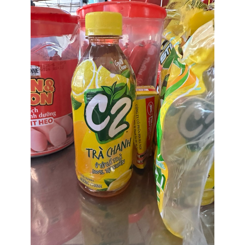 1 Thùng c2 24 chai vị trà chanh