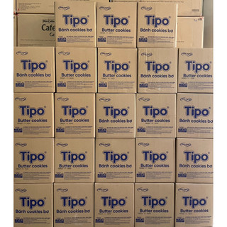 Thùng 24 Bánh quy Tipo Cookies Chocochip/Bơ 75g