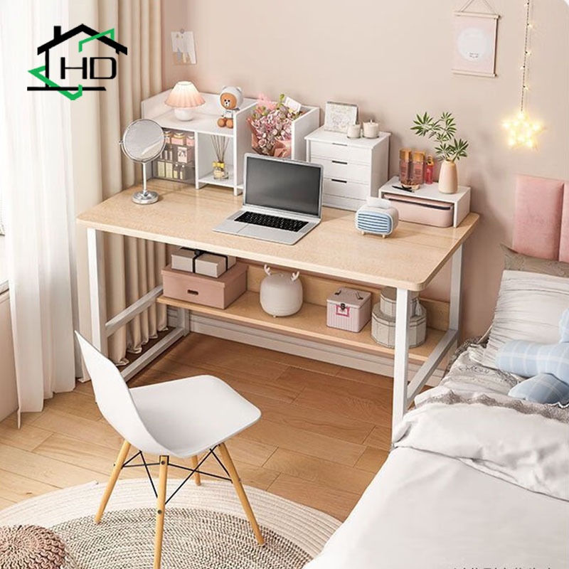 Bàn máy tính để bàn phòng ngủ, có ngăn kéo, đơn giản hiện đại, bàn học cho học sinh cấp 2-3