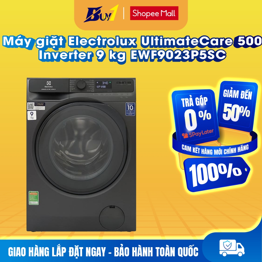 EWF9023P5SC - Máy giặt Electrolux UltimateCare 500 Inverter 9 kg EWF9023P5SC - Hàng chính hãng