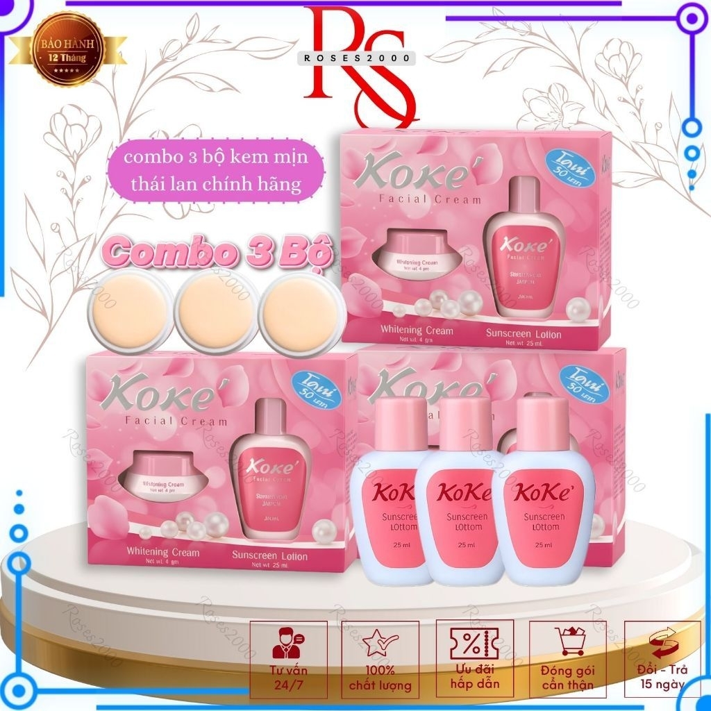 CÓ HẠT LI TI- Bộ Kem Kone Chính Hãng Giảm Thâm Tàn Nhang Thái Lan Bao Lotion 25ml, và Kem 4gram