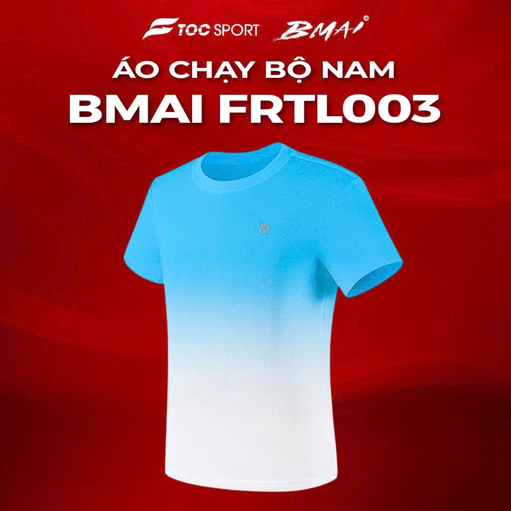 Áo Bmai | Áo Chạy Bộ Bmai Nam Tshirt FRTL003 | Hàng Chính Hãng | Áo Tập Luyện Hàng Ngày Và Thi Đấu
