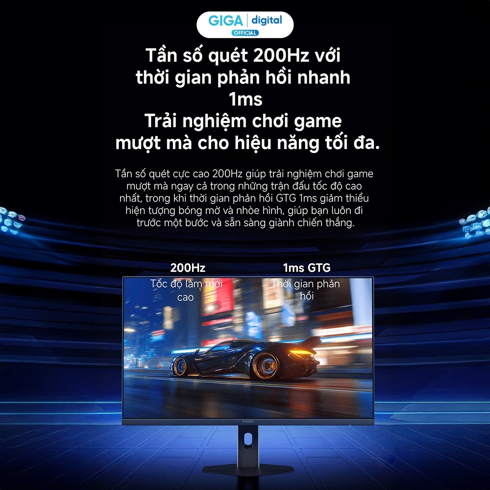 Màn hình Gaming Xiaomi 2K Gaming Monitor G27Qi 2026 ELA6556EU - Màn hình LCD IPS - Tần số quét 200Hz - GTG 1ms | BigBuy360 - bigbuy360.vn