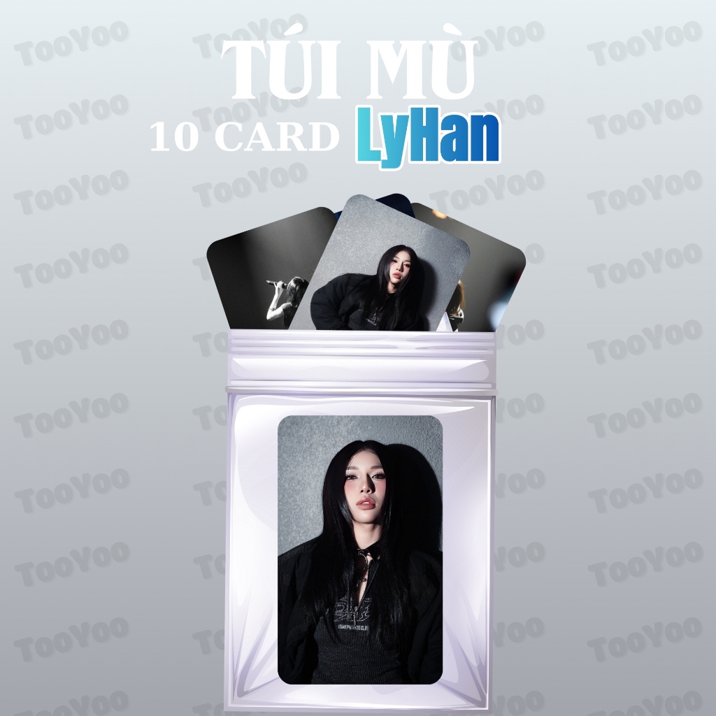 Túi mù gồm 10 card Lyhan EXSH bo góc không trùng TooYoo CARD0040