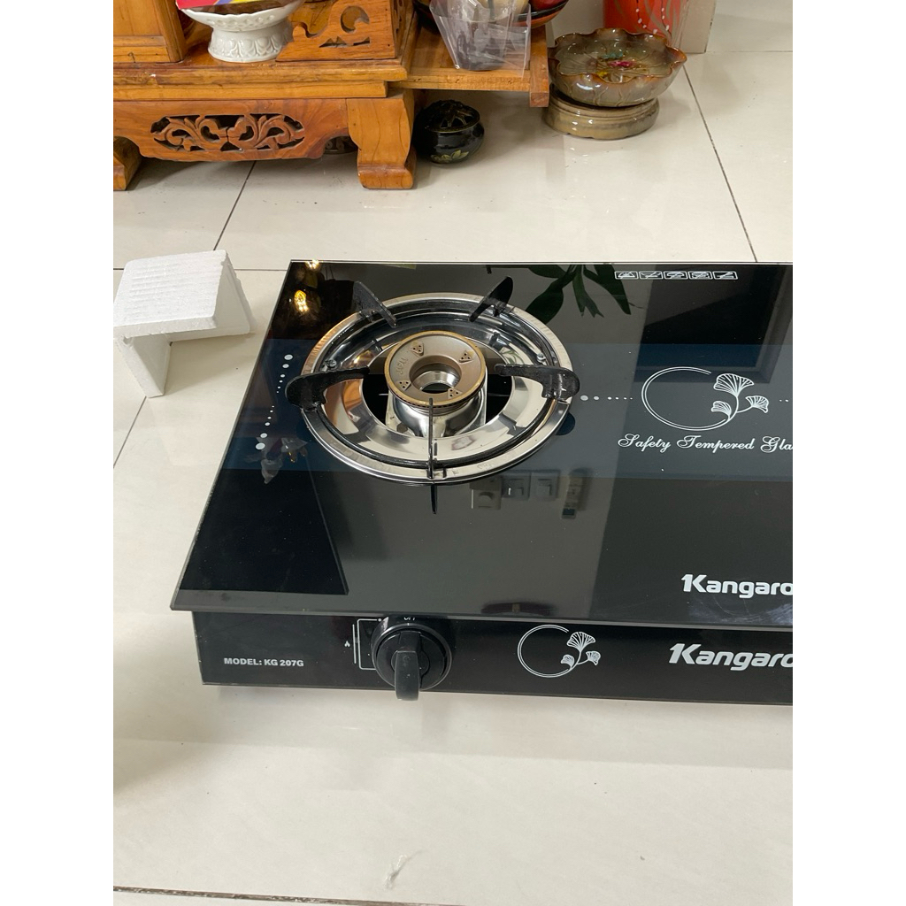 Bếp ga đôi Kangaroo KG207G sản xuất tại Việt Nam bảo hành 12 tháng