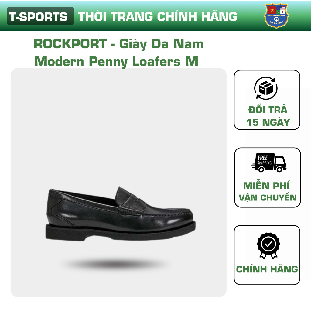 ROCKPORT - Giày Da Nam Modern Penny Loafers M Thời Trang, Phong Cách Lịch Sự