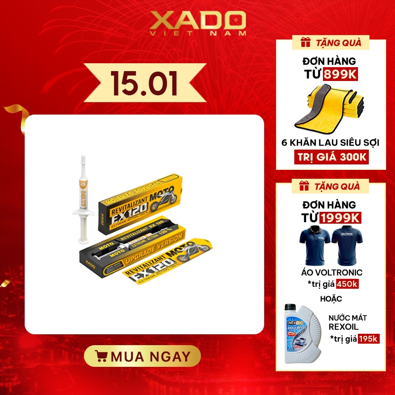 CHẤT ĐIỀU TIẾT PHỤC HỒI ĐỘNG CƠ XADO EX120 REVITALIZANT FOR MOTOR EQUIPMENT NHẬP KHẨU  CỬA HÀNG CHÍN