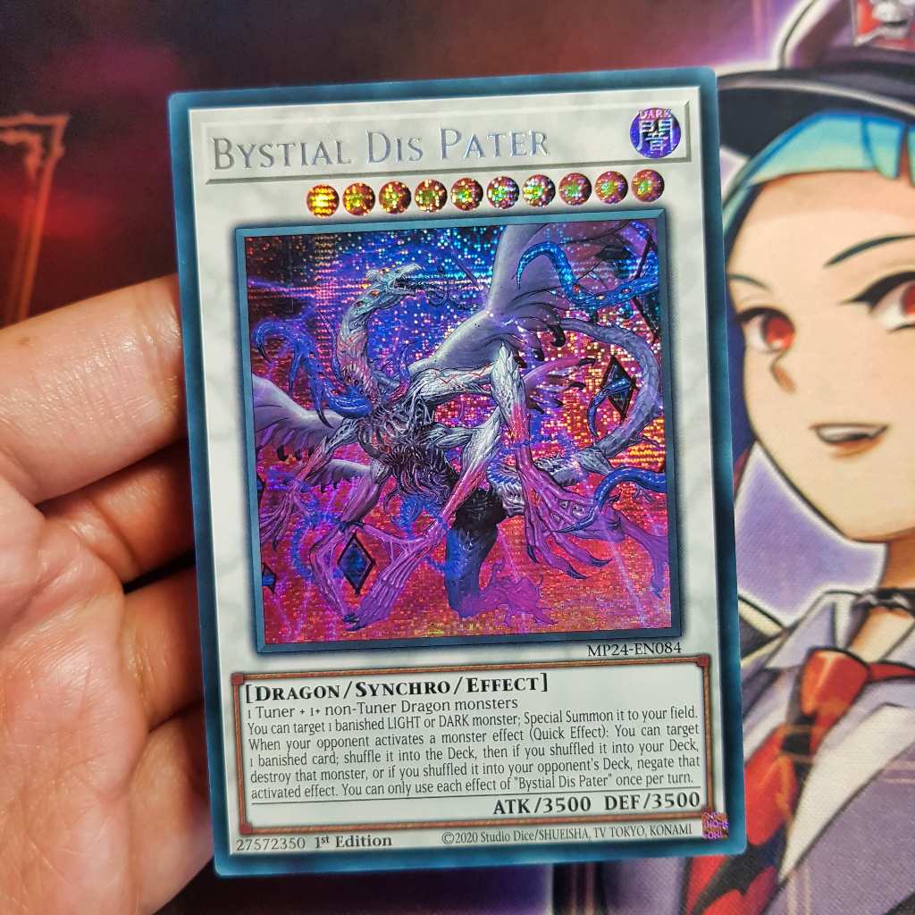 Thẻ bài Yugioh chính hãng | Bystial Dis Pater | MP24 Secret rare.