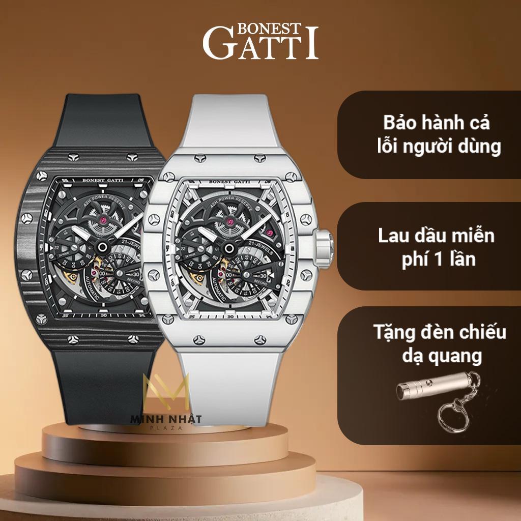 ĐỒNG HỒ NAM BONEST GATTI BG9004 CHÍNH HÃNG/TẶNG ĐÈN CHIẾU DẠ QUANG, LAU DẦU MIỄN PHÍ 1 LẦN