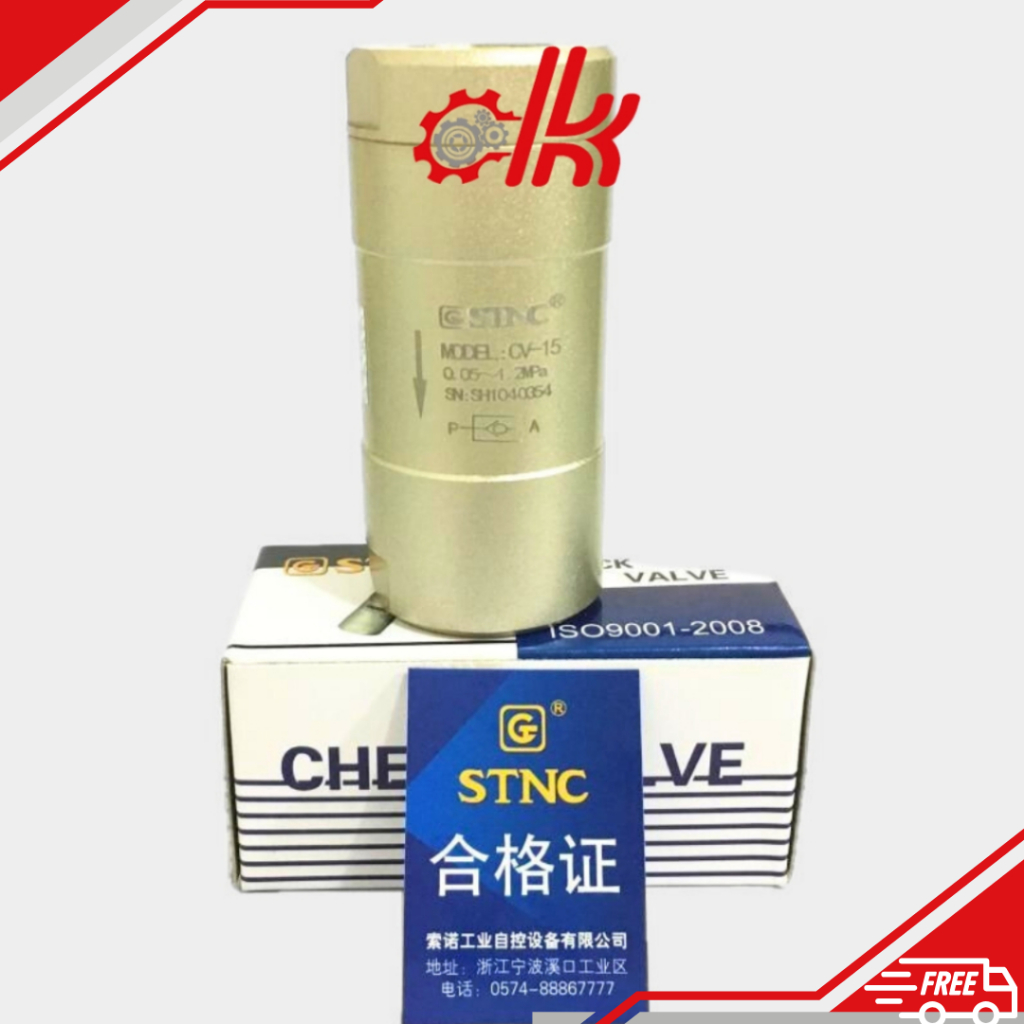 Van 1 chiều khí nén -  Van Chống Hồi Hơi, Van Một Chiều Lò Xo - Phụ kiện khí nén