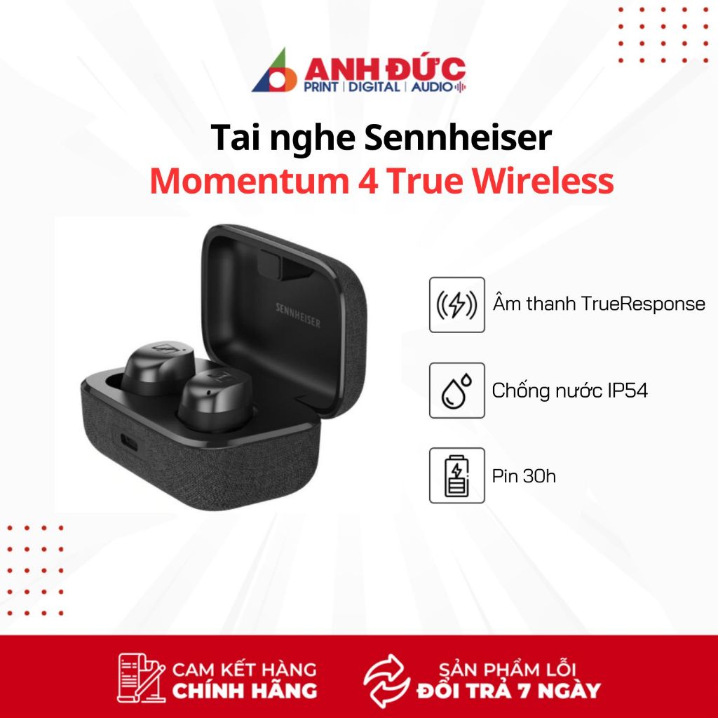 Tai nghe Sennheiser Momentum 4 True Wireless - Hàng Chính Hãng