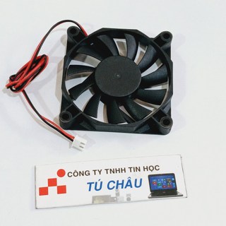 Quạt 7Cm , dày 1Cm / Điện áp DC 12V, Loại 2 dây 2 Pin hoặc 2 dây 3 Pin (NEW)