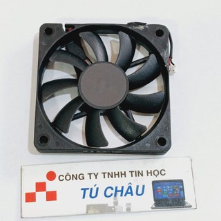Quạt 7Cm , dày 1Cm / Điện áp DC 12V, Loại 2 dây 2 Pin hoặc 2 dây 3 Pin (NEW)