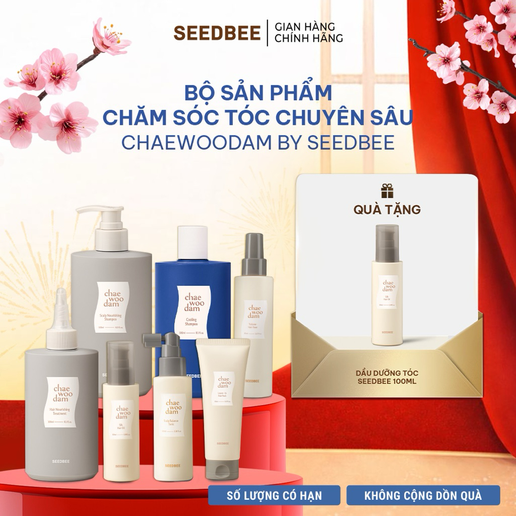 Bộ Sản Phẩm Chăm Sóc Tóc Chuyên Sâu SEEDBEE CHAEWOODAM.