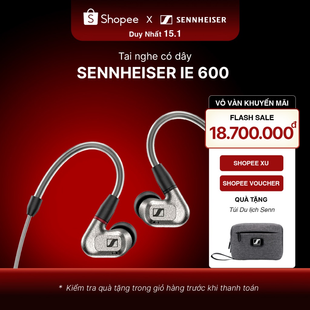 Tai nghe có dây Sennheiser IE 600 - Hàng Chính hãng