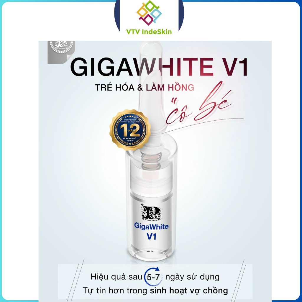 Kem Nuwhite Mibiti Prudente hồng nhũ hoa N1, hồng bikini V1 chính hãng