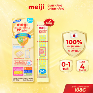 Sản Phẩm Dinh Dưỡng Công Thức Meiji Infant Formula EZcube - Nhập khẩu chính hãng (108g)