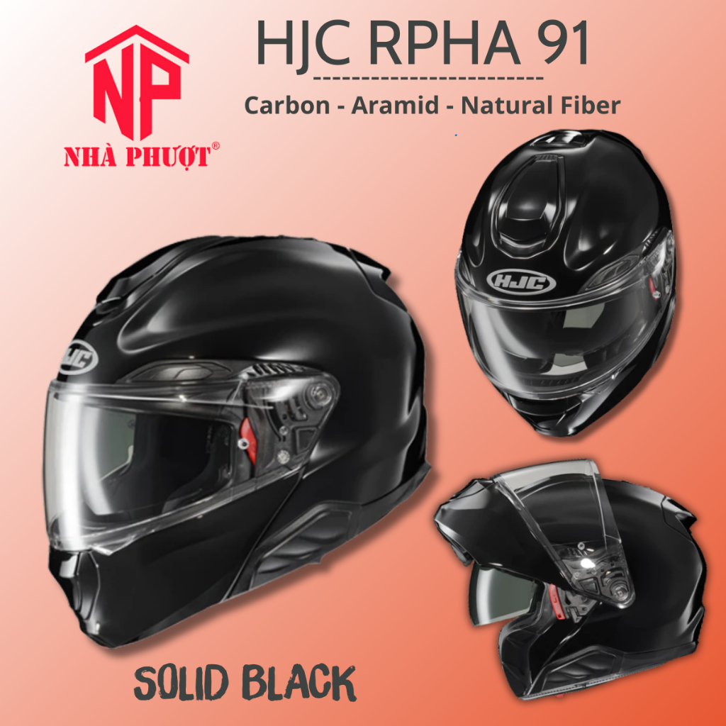 Mũ bảo hiểm fullface lật cầm HJC RPHA 91