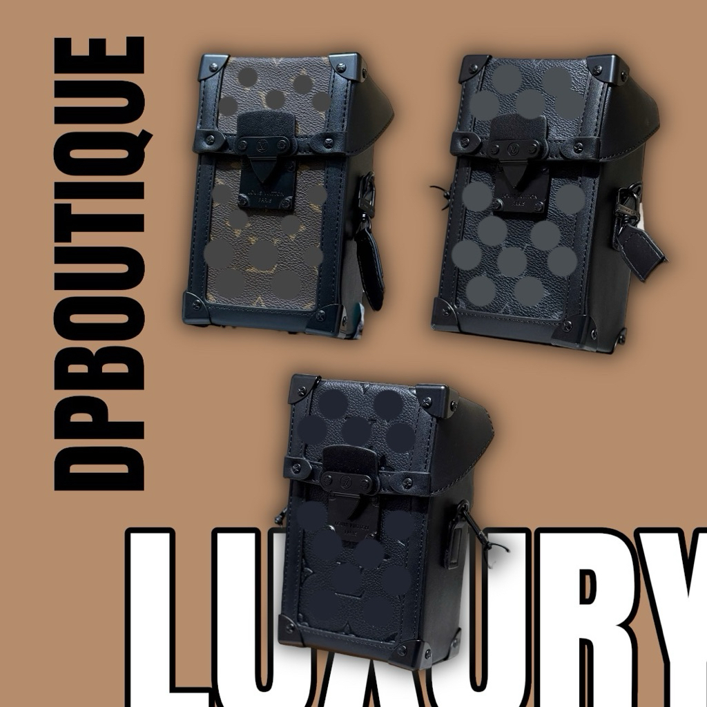 [ DPBoutique.hn 2 ] - Túi Đeo Chéo Nam Mini Form Hộp Góc Cạnh Sang Trọng - [ Full Box ]