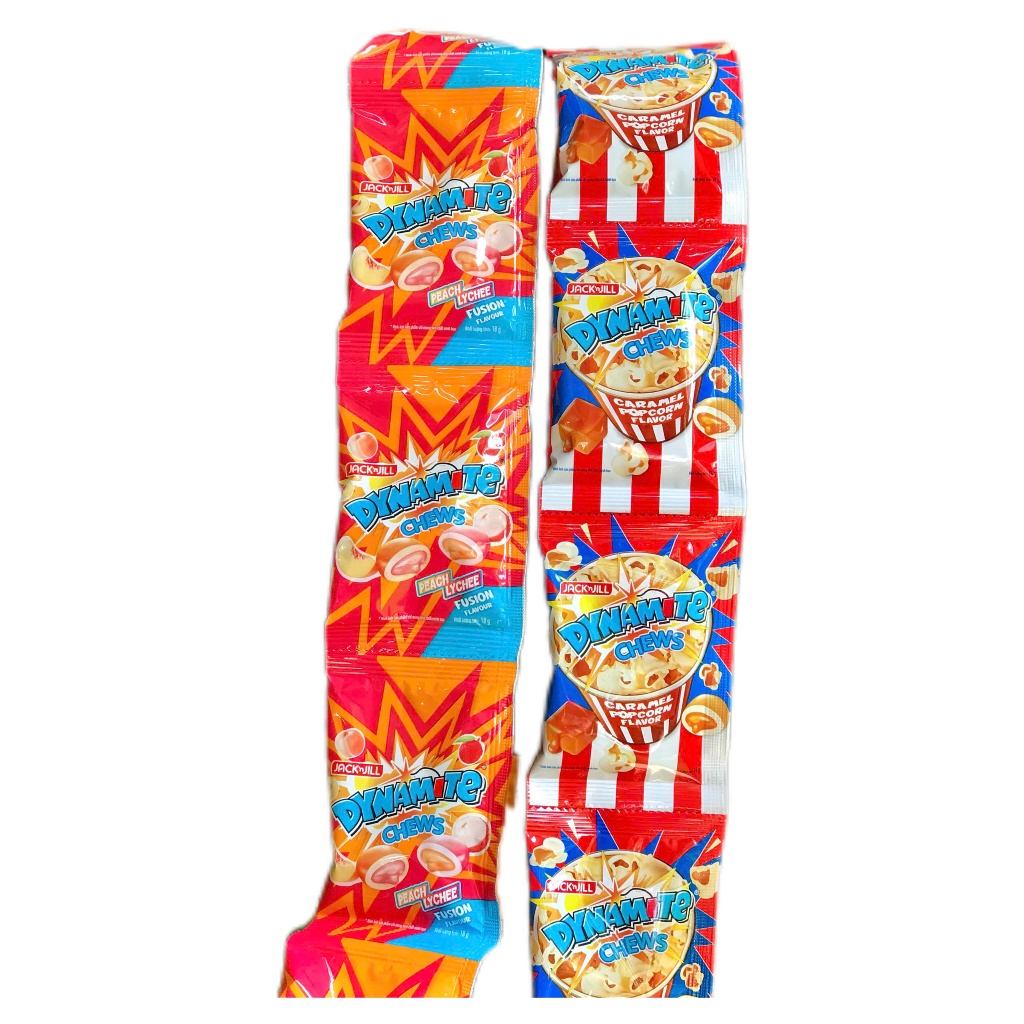 Kẹo Nhai Viên Dynamite Chews Candy (Dây 10 gói)