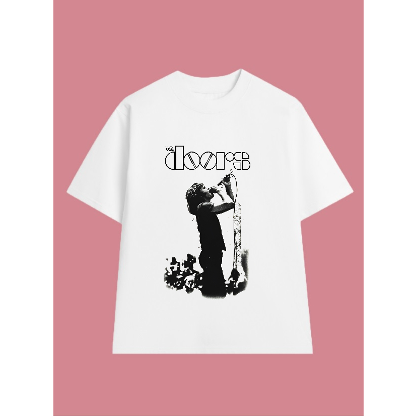 Áo Thun Jim Morrison – The Doors 011,  Unisex Form Rộng Cotton Mềm