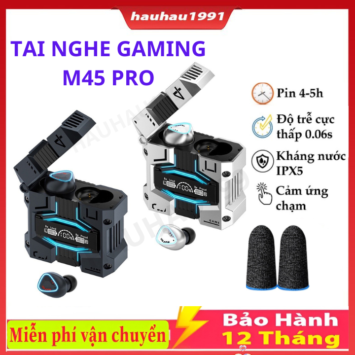 Tai Nghe Gaming N35 / M45 / M25  PRO Bluetooth Không Dây  Thế Hệ Mới, Siêu Phẩm Tai Nghe Gaming Thể 