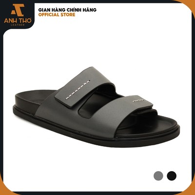 Dép nam da bò LUCAS, quai da Nappa cùng đế cao su công thái học êm ái, phong cách trẻ trung, năng động, Anh Tho Leather