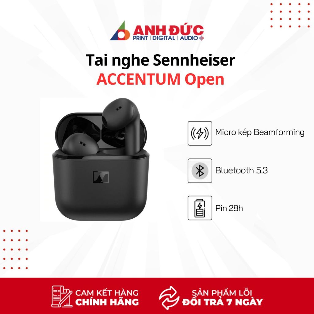 Tai nghe Sennheiser ACCENTUM Open - Hàng Chính Hãng