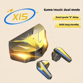 Tai Nghe Bluetooth Gaming X15 Pin 5- 7h Âm Thanh Rõ Cảm Ứng , bảo hành 12 tháng