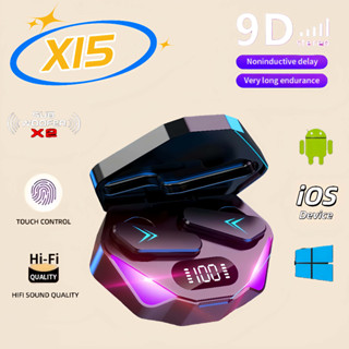 Tai nghe Gaming X15 / G11 PRO Tws Bluetooth 5.0.Tai nghe chơi game bluetooth, Không dây có mic với độ trễ cực thấp