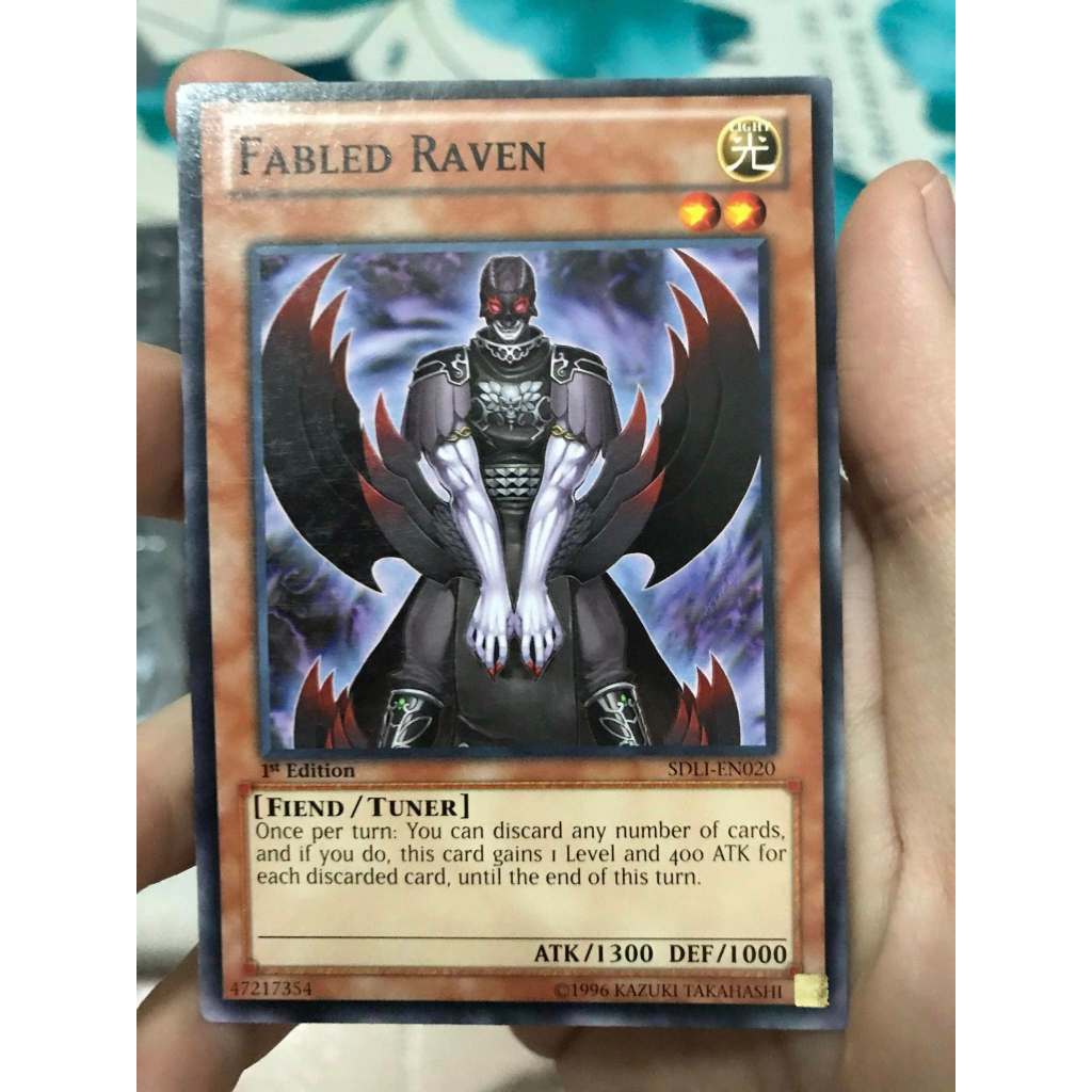 fabled raven card cũ có trầy xước dame