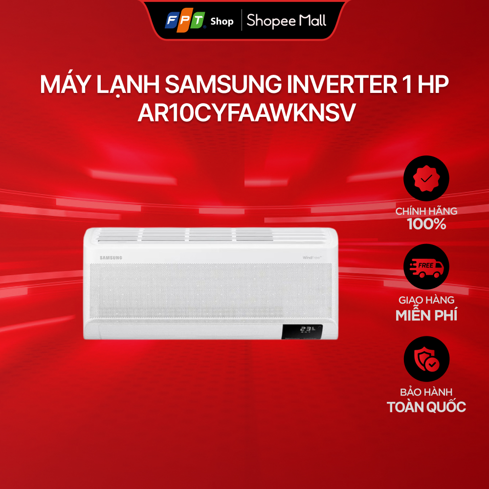 Máy lạnh Samsung Inverter 1 HP AR10CYFAAWKNSV